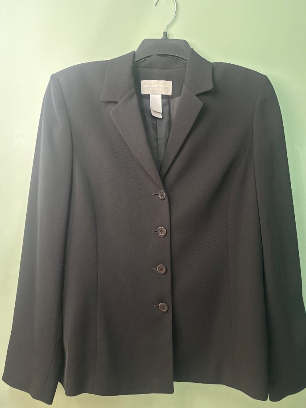 Vintage Liz Claiborne Women’s 6 Button Blazer Old Money Academia Dark Fairy Chic